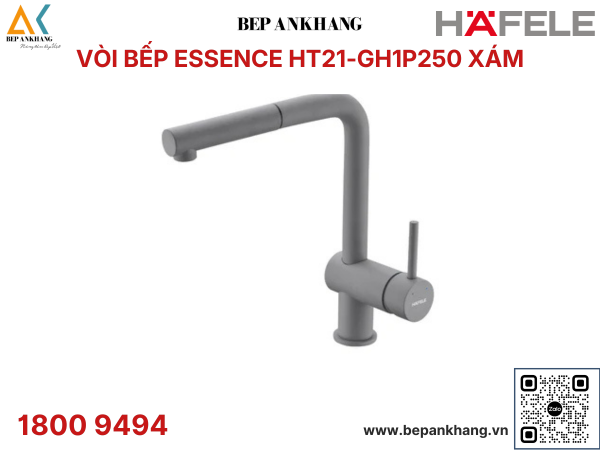 Vòi bếp nóng lạnh Hafele Granite HT21-GH1P250 577.55.590